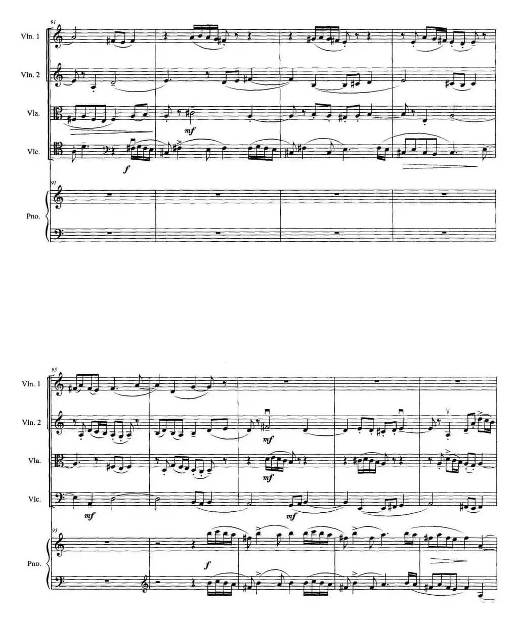 《赛龙夺锦》主题狂想曲（为钢琴弦乐五重奏而作）