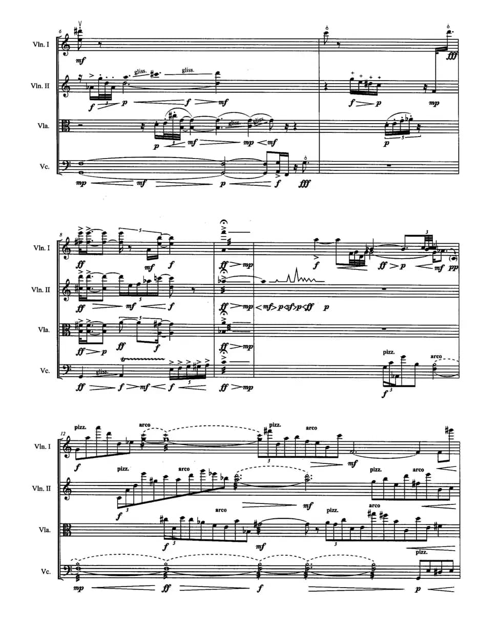 塞上吟（弦乐四重奏）