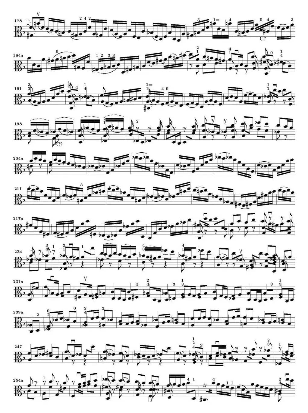 Bach Sonata BWV1003（无伴奏小提琴组曲）