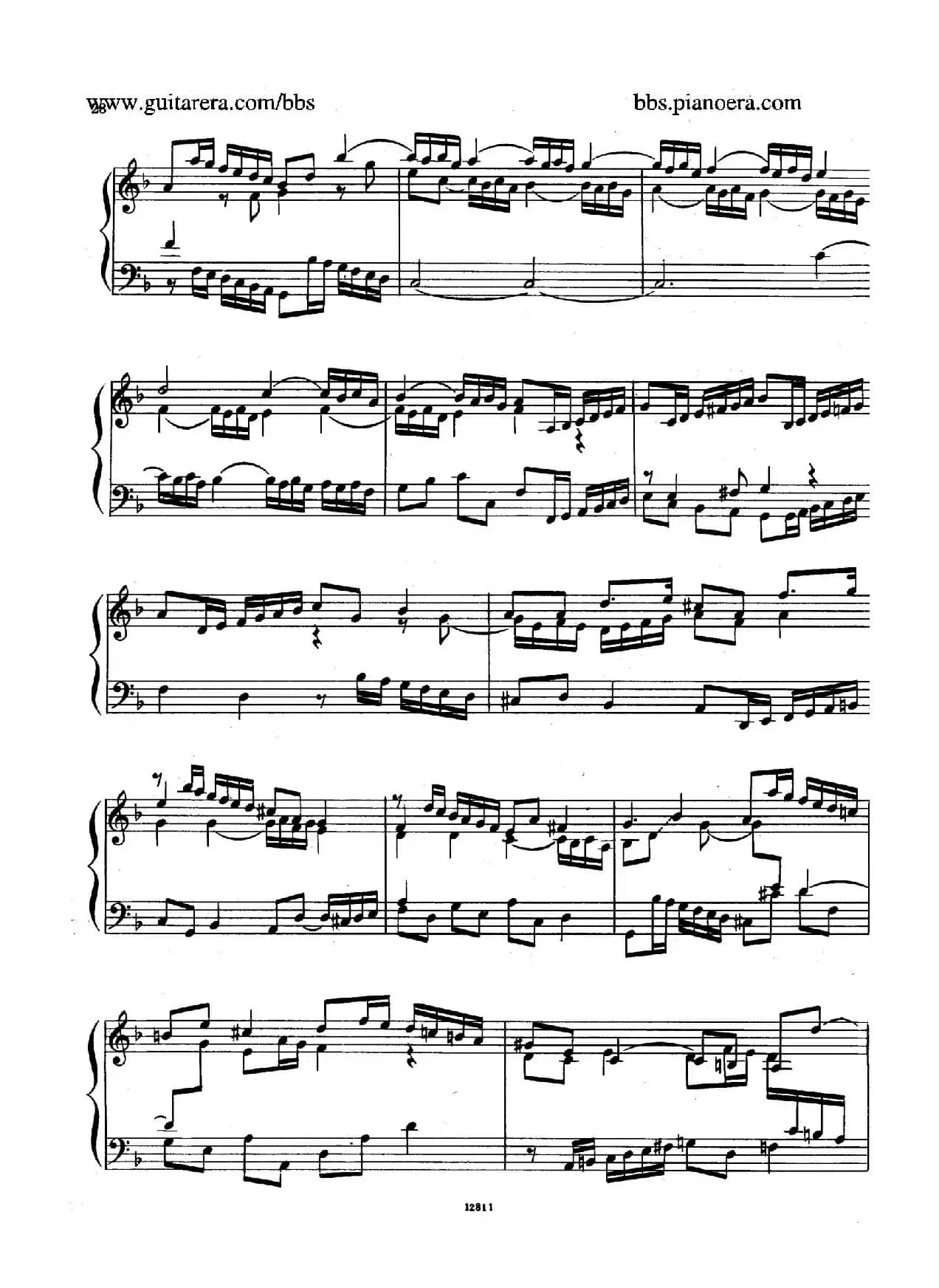 Suite No.3 in d Minor HWV 428（d小调第三组曲）