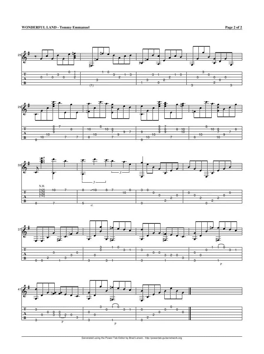 tommy emmanuel：wonderful land live（指弹吉它）