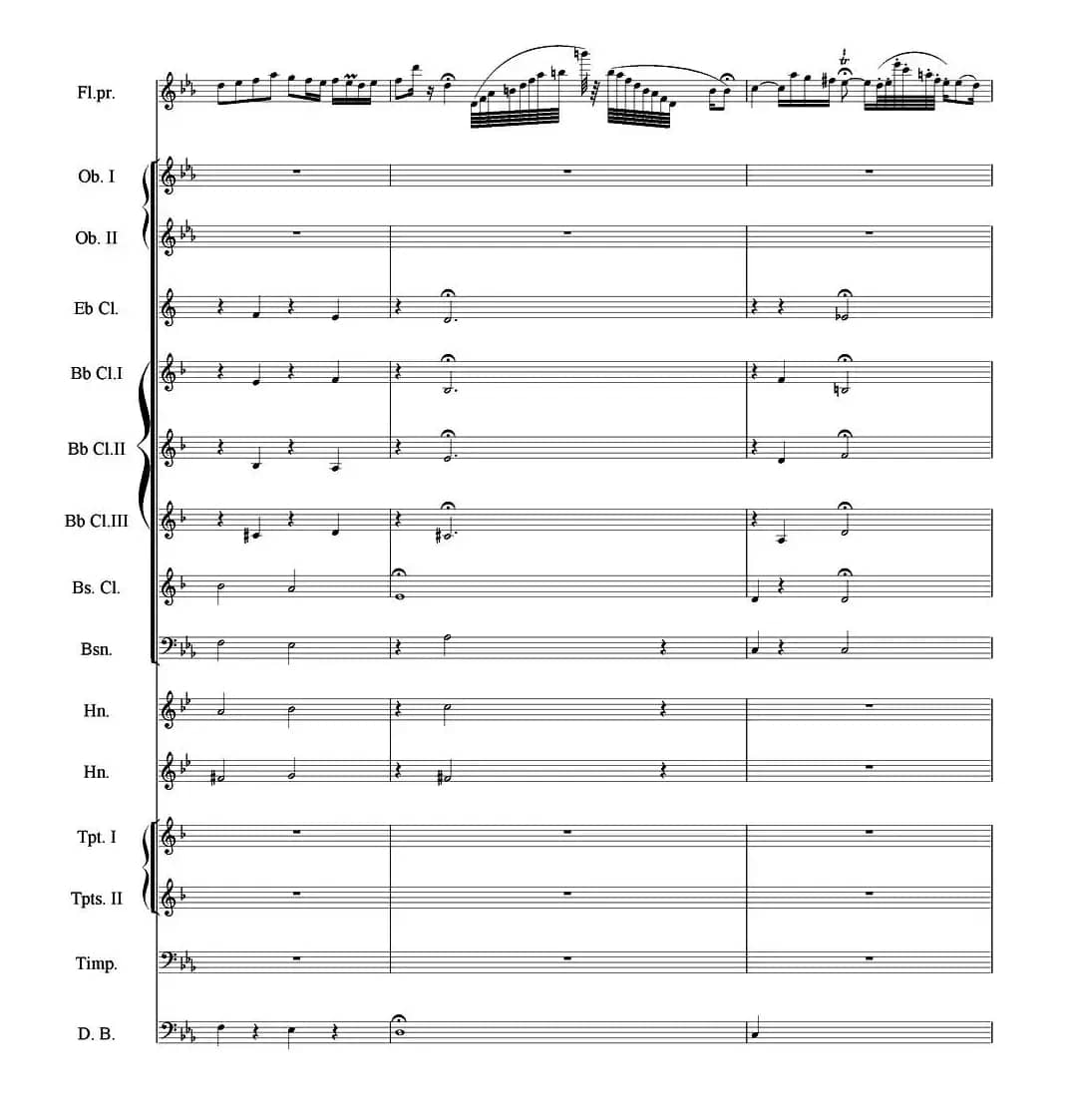 流浪者之歌（长笛与管乐队）