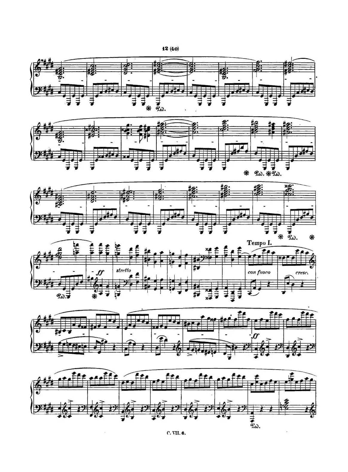 肖邦 钢琴谐谑曲 Chopin Scherzo（No.3 升c小调，Op.39）