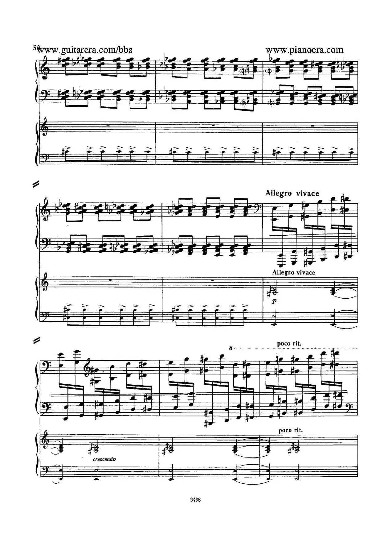 Piano Concerto in D-flat Major Op.37（降D大调钢琴协奏曲·Ⅱ·双钢琴）