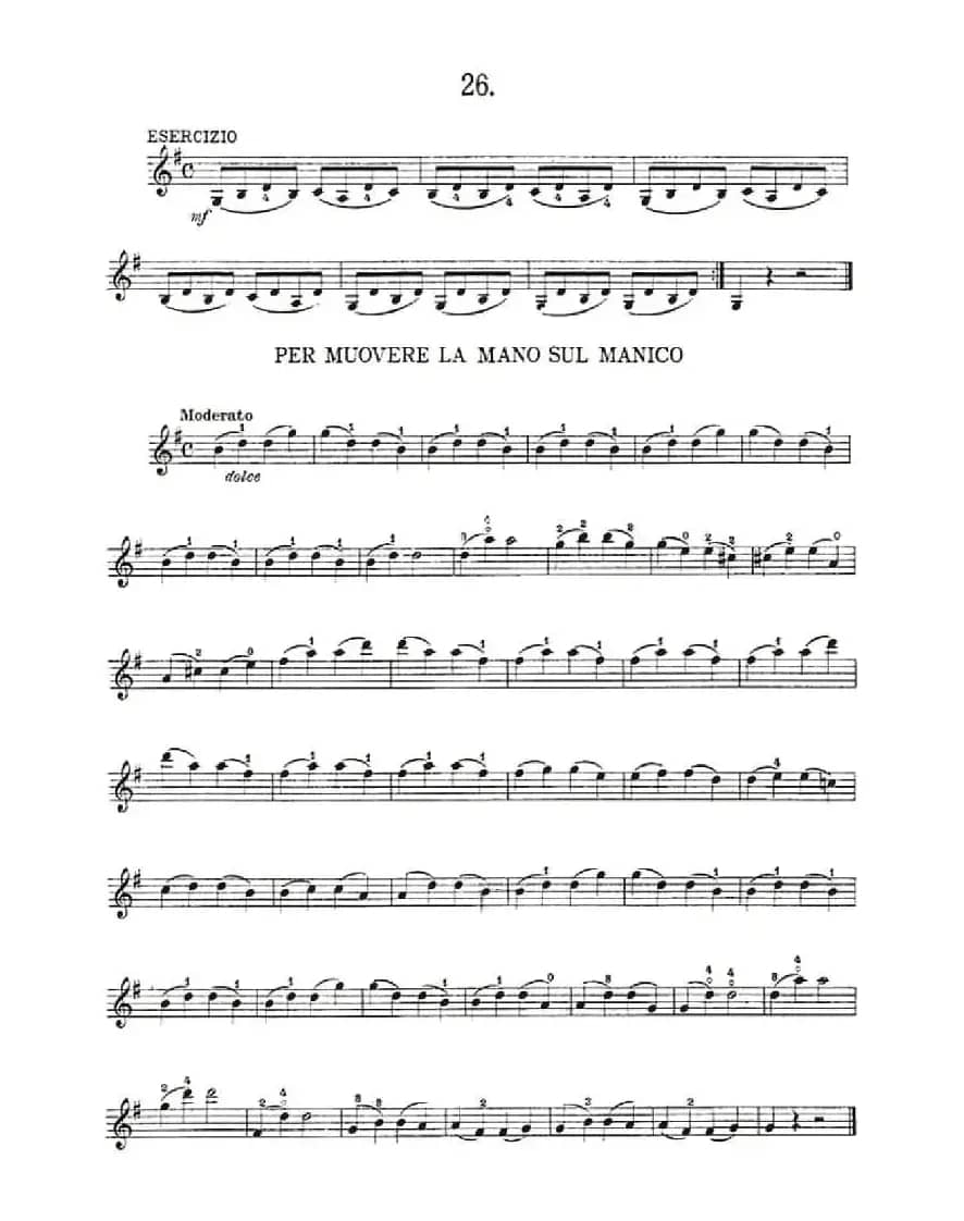 36 Studi Melodici E Facilissimi Op.48之21—30（36首容易旋律 作品.48）