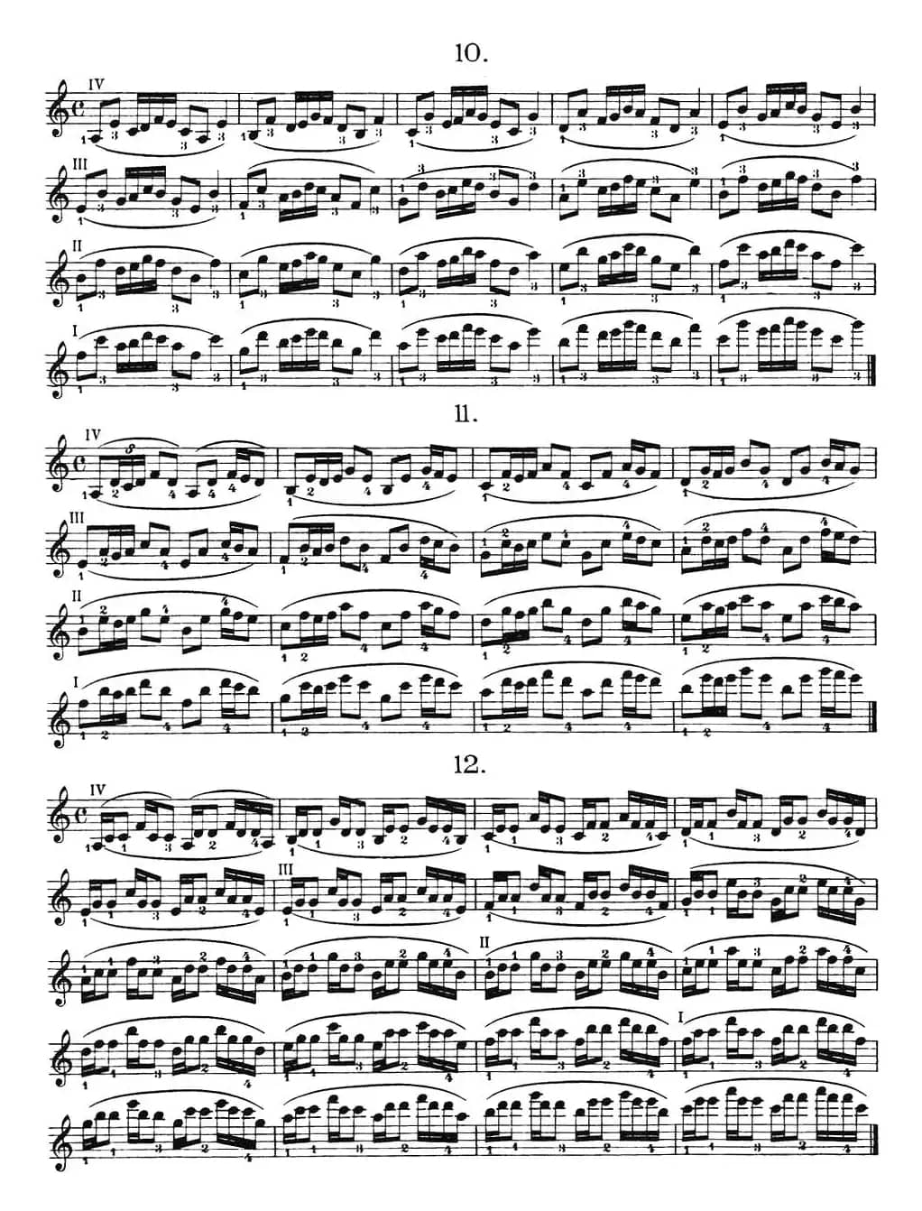 小提琴换把练习·作品第八号（第二节）