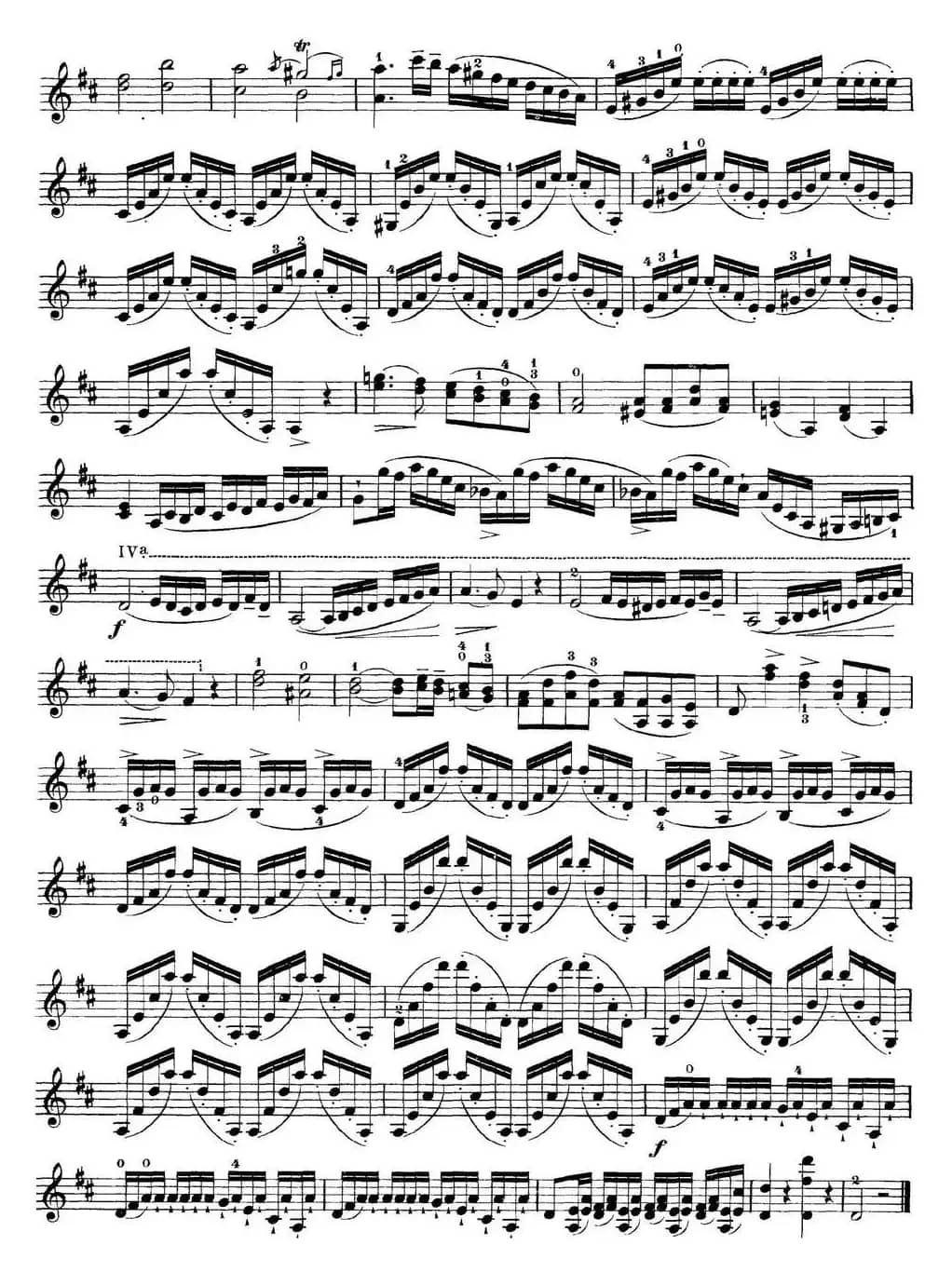 马扎斯小提琴练习曲 Op.36 第二册 华丽练习曲（37）