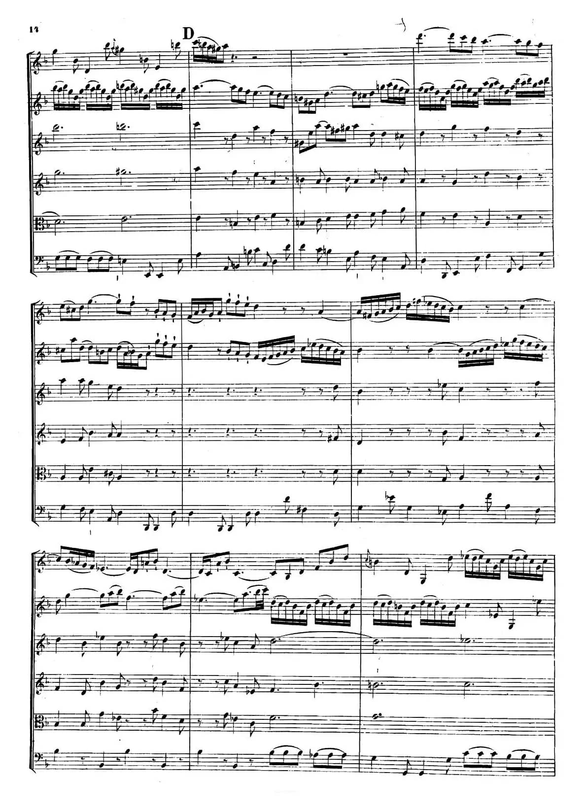 CONCERTO A DUE VIOLINI.（巴赫D小调二重协奏曲总谱）