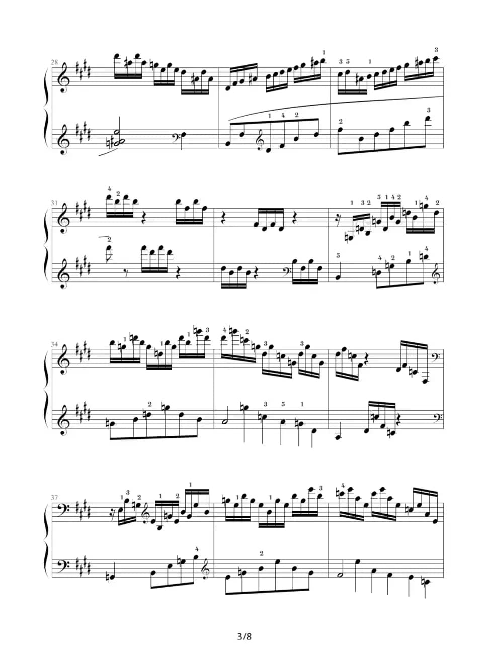 E大调练习曲（Op.72 No.1）