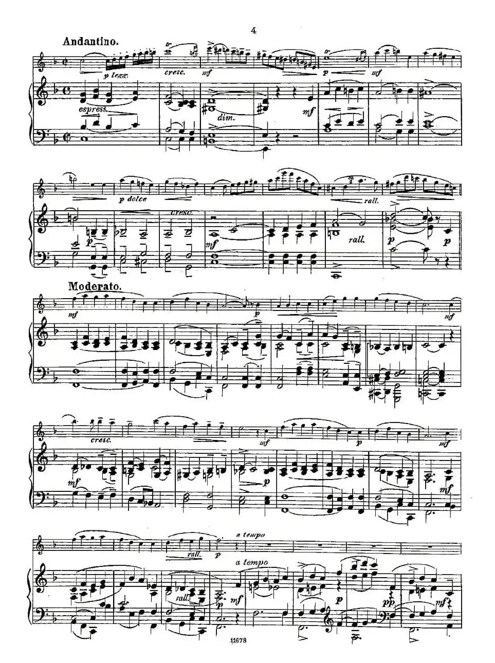 Fantaisies nationales. Op. 59, 1. （长笛+钢琴伴奏）