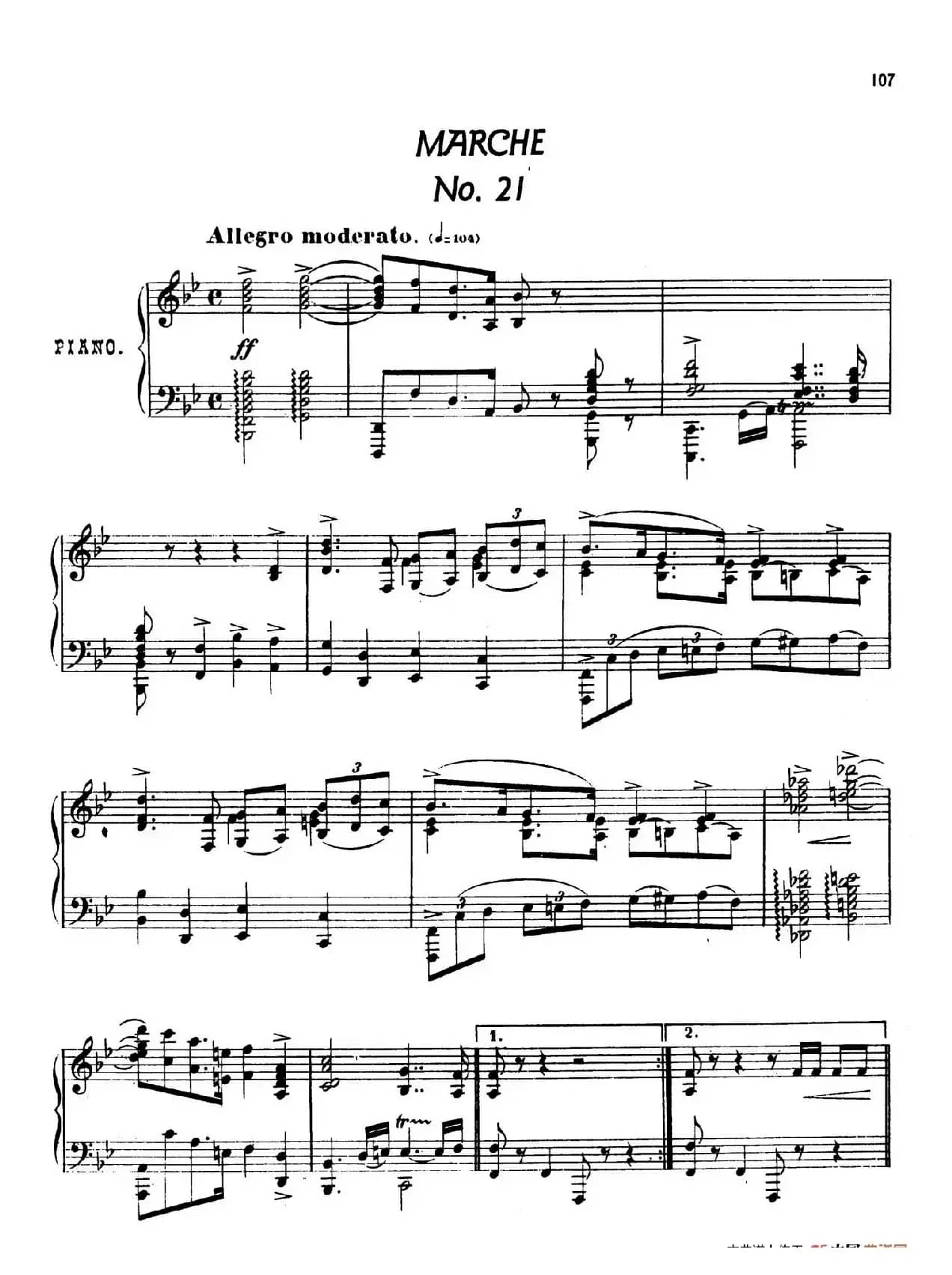 24 Characteristic Pieces Op.36（24首性格小品·21）