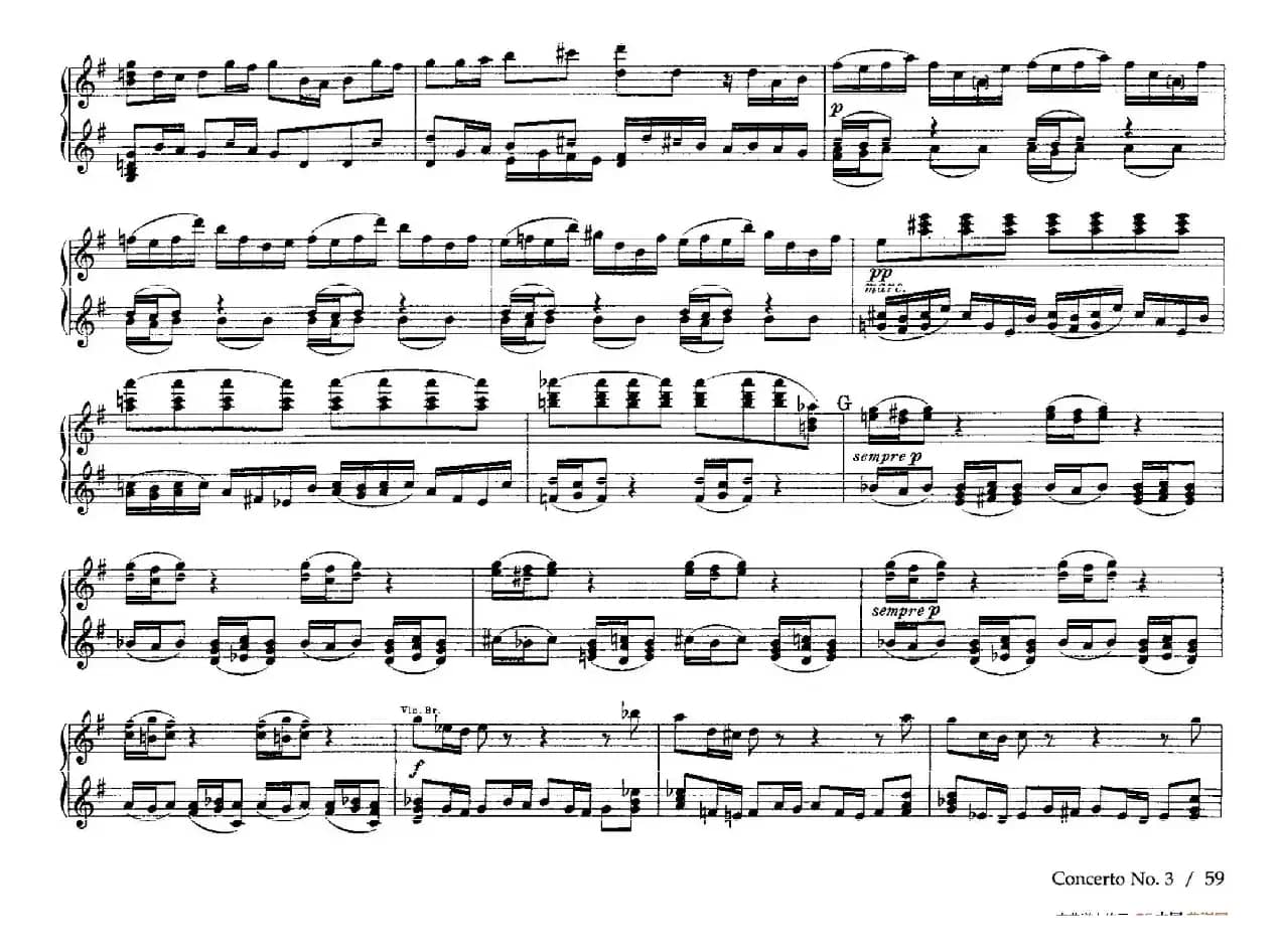 Brandenburg Concerto No.3 in G Major BWV.1048（G大调第三勃兰登堡协奏曲·四手联弹版）