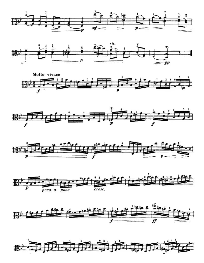 g小调组曲（中提琴）