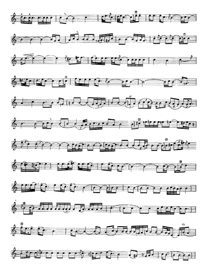 十二木卡姆：Ⅷ 乌夏克木卡姆 368——378（主旋律谱）