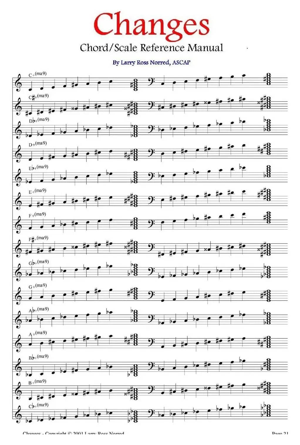 Changes（爵士乐和弦教材）（P21-40）