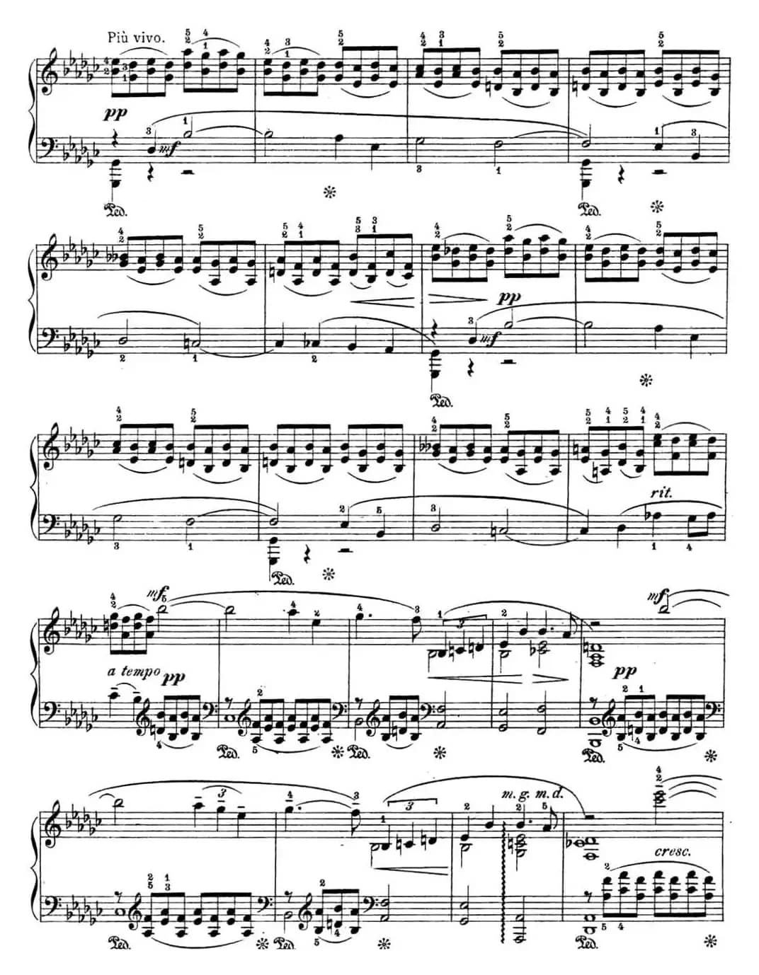 拉赫玛尼诺夫 幻想小品集 Op.3 No.1 悲歌 降e小调