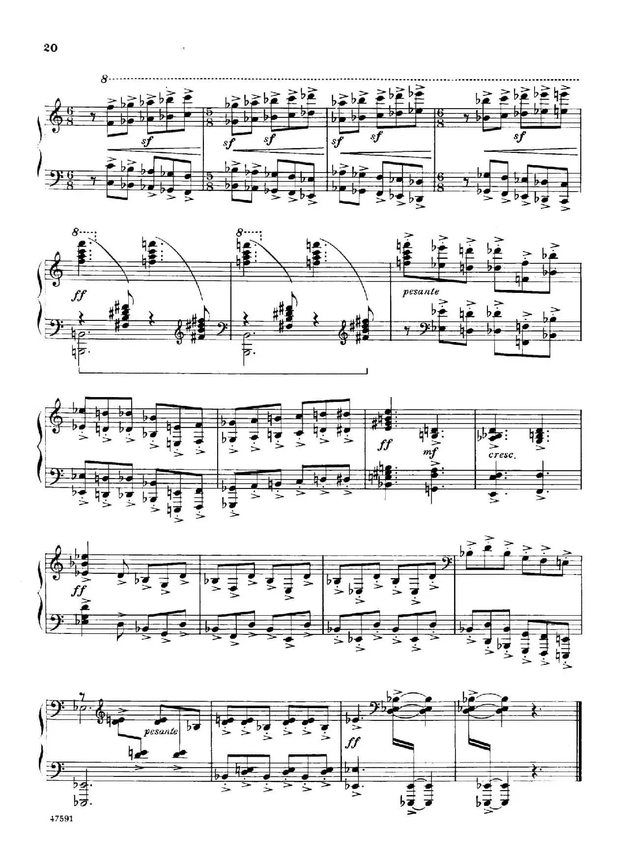 Piano Sonata in E-flat Major Op.95（降E大调钢琴奏鸣曲·Ⅰ）