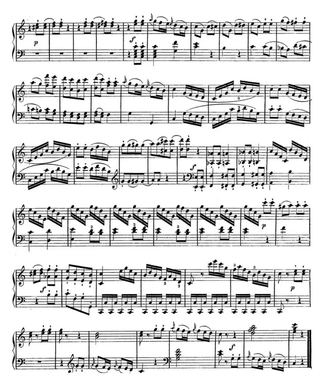 海顿 钢琴奏鸣曲 Hob XVI 48 in C major