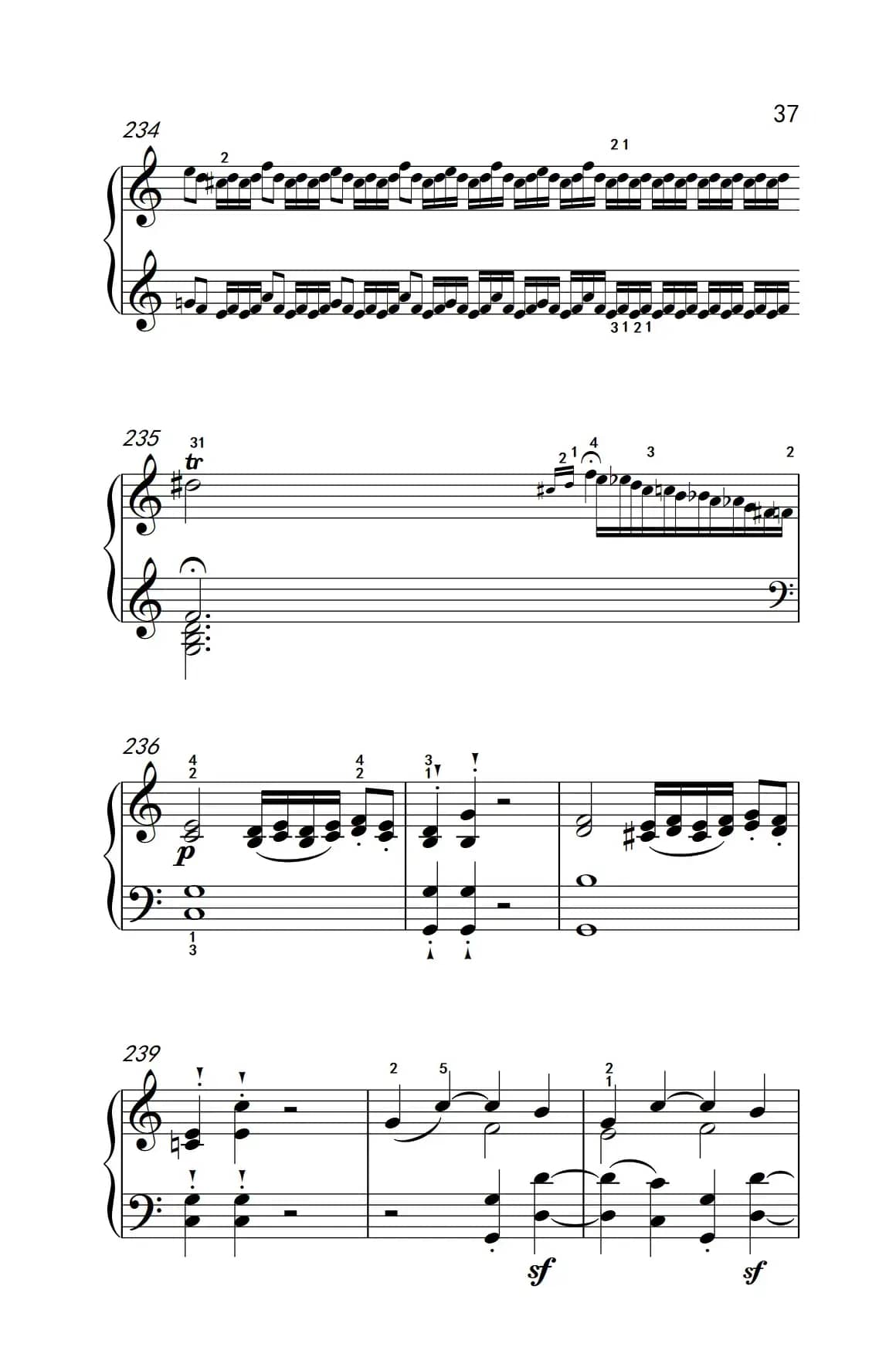 奏鸣曲 Opus 2 Nr.3 第一乐章（贝多芬奏鸣曲集 1）