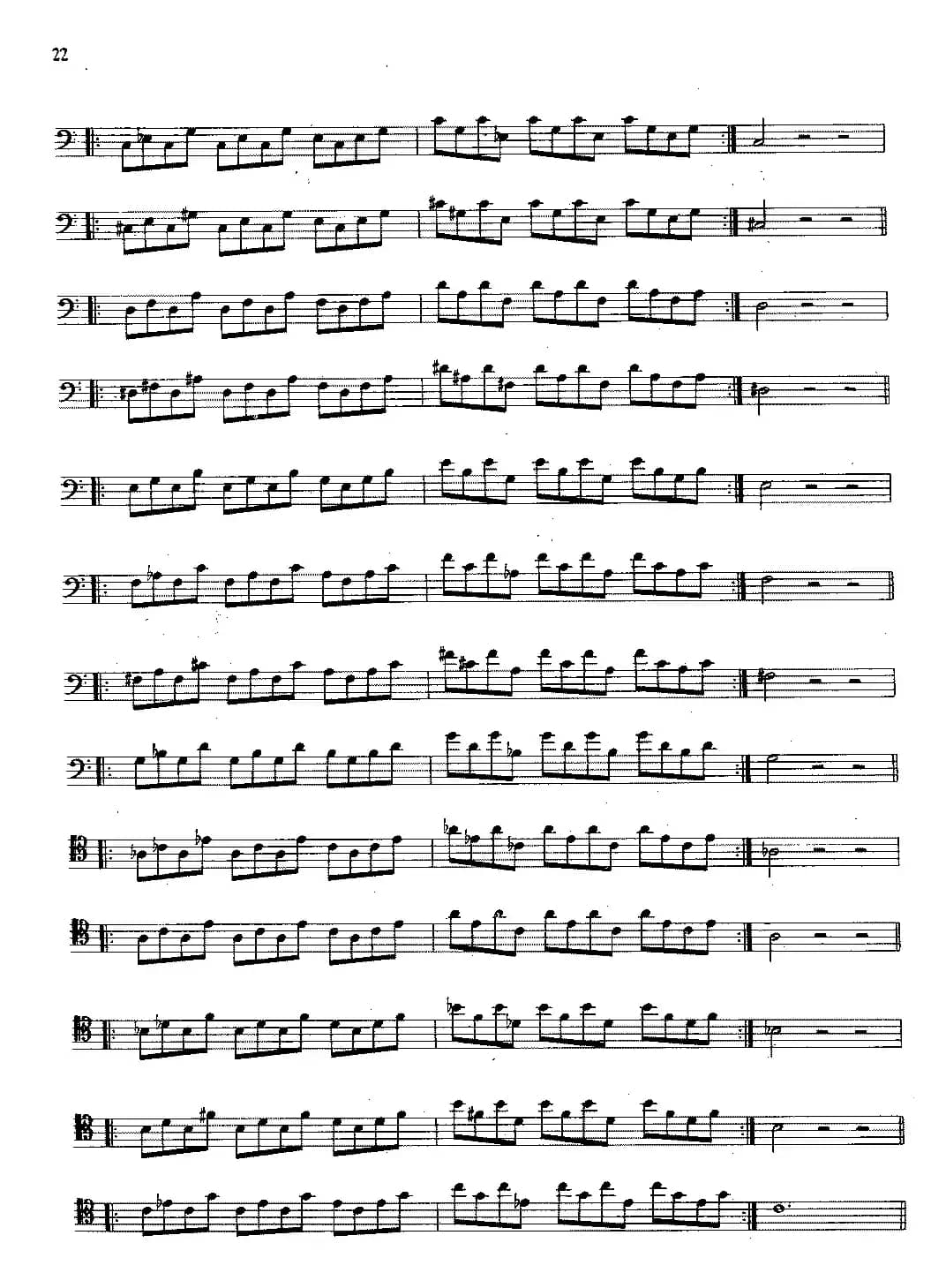 大管高级练习曲 第一部分 每日练习（21—33）