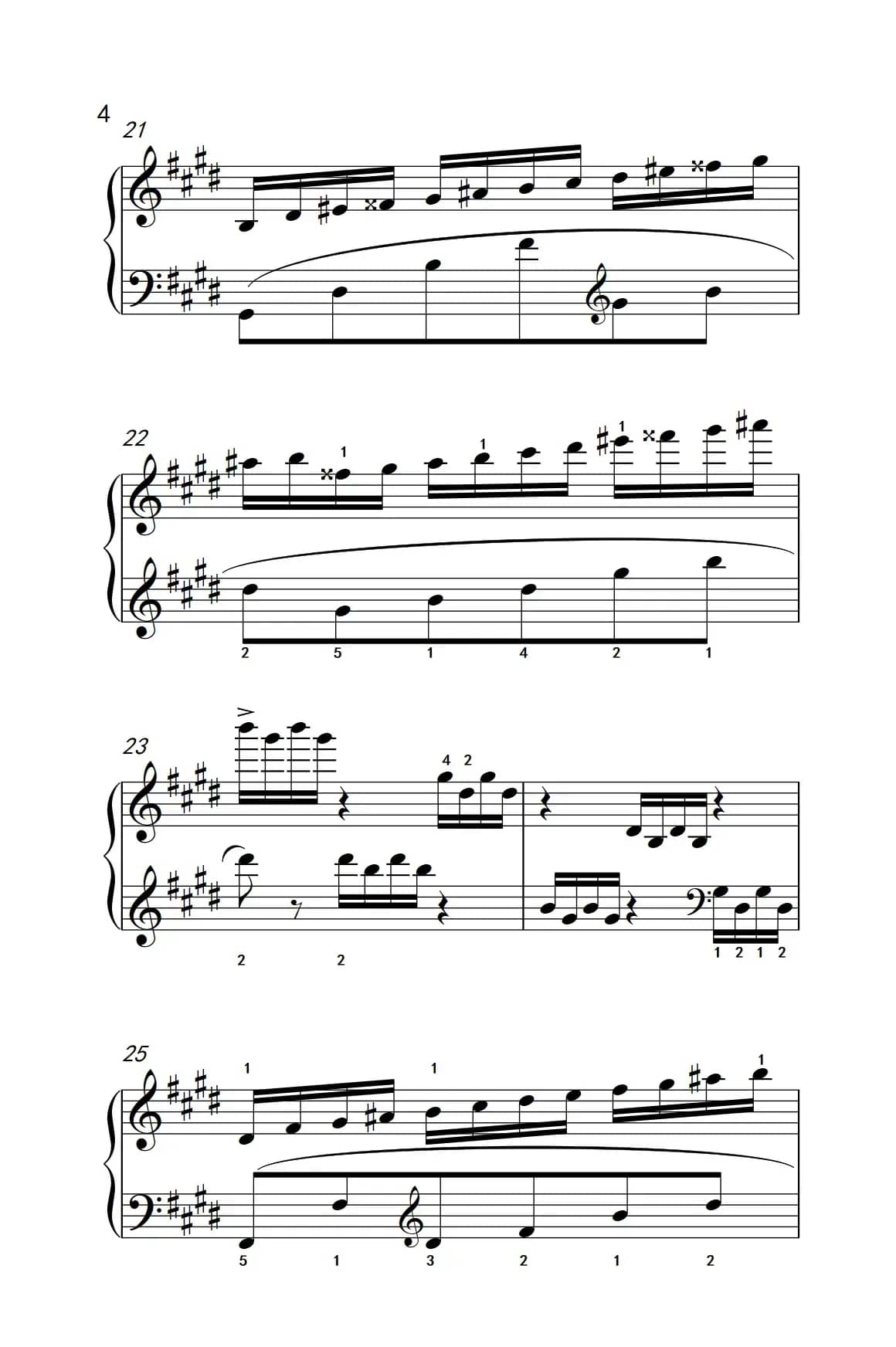 莫什科夫斯基 钢琴练习曲（第一首）