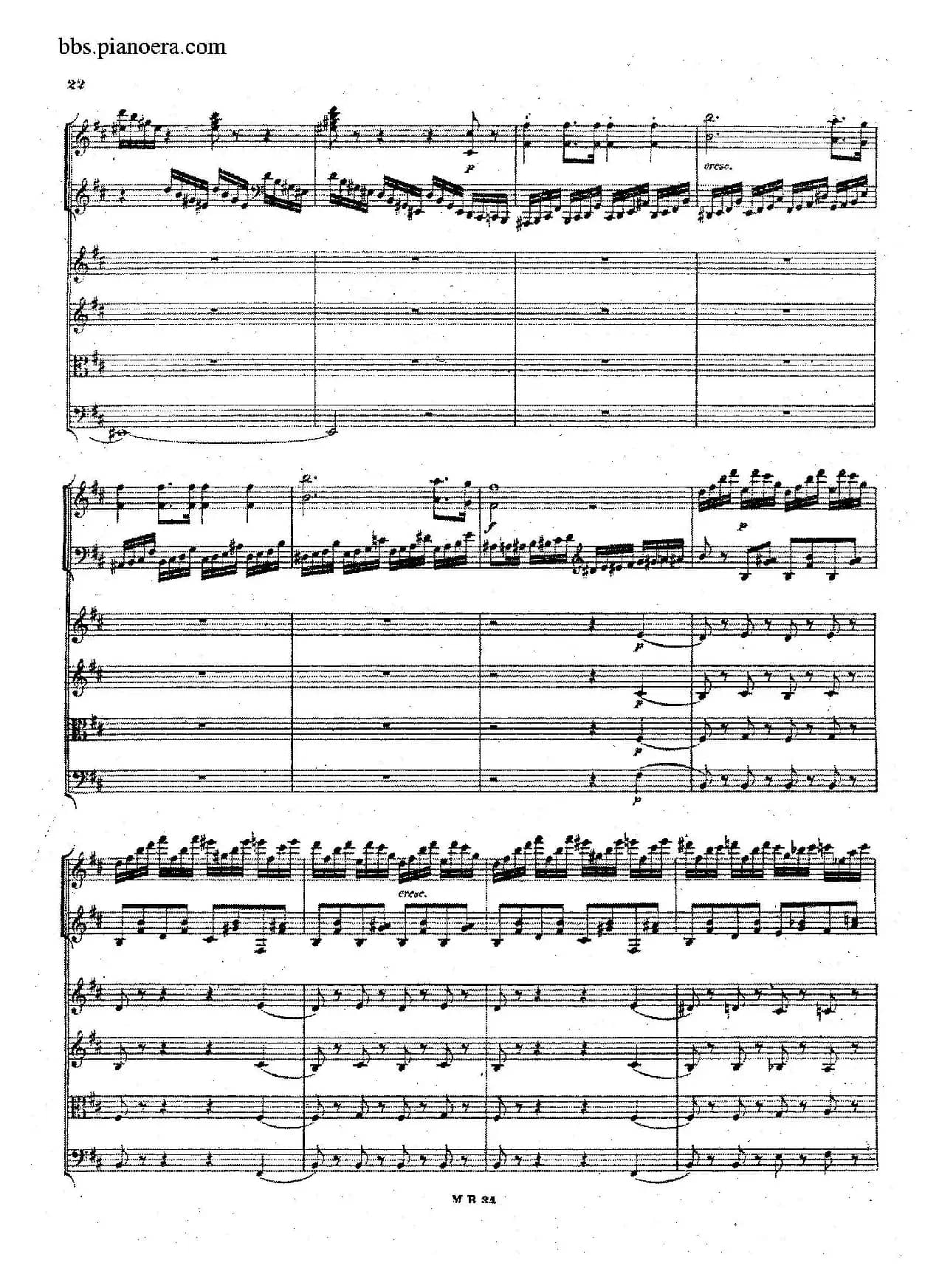 Capriccio Brillante in B Major Op.22（B大调华丽随想曲·钢琴+乐队总谱）