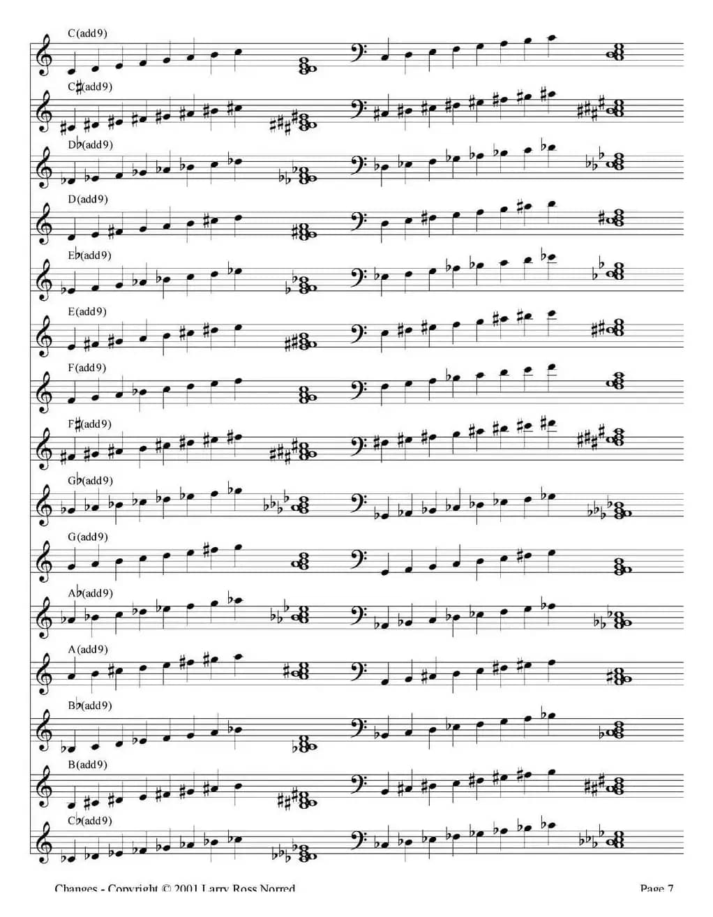 Changes（爵士乐和弦教材）（P1-20）