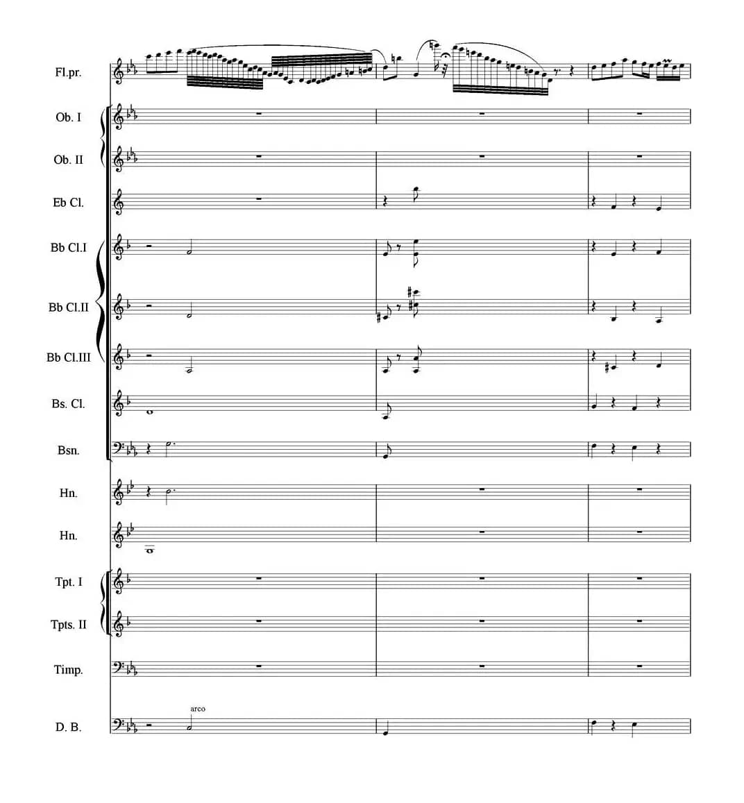 流浪者之歌（长笛与管乐队）