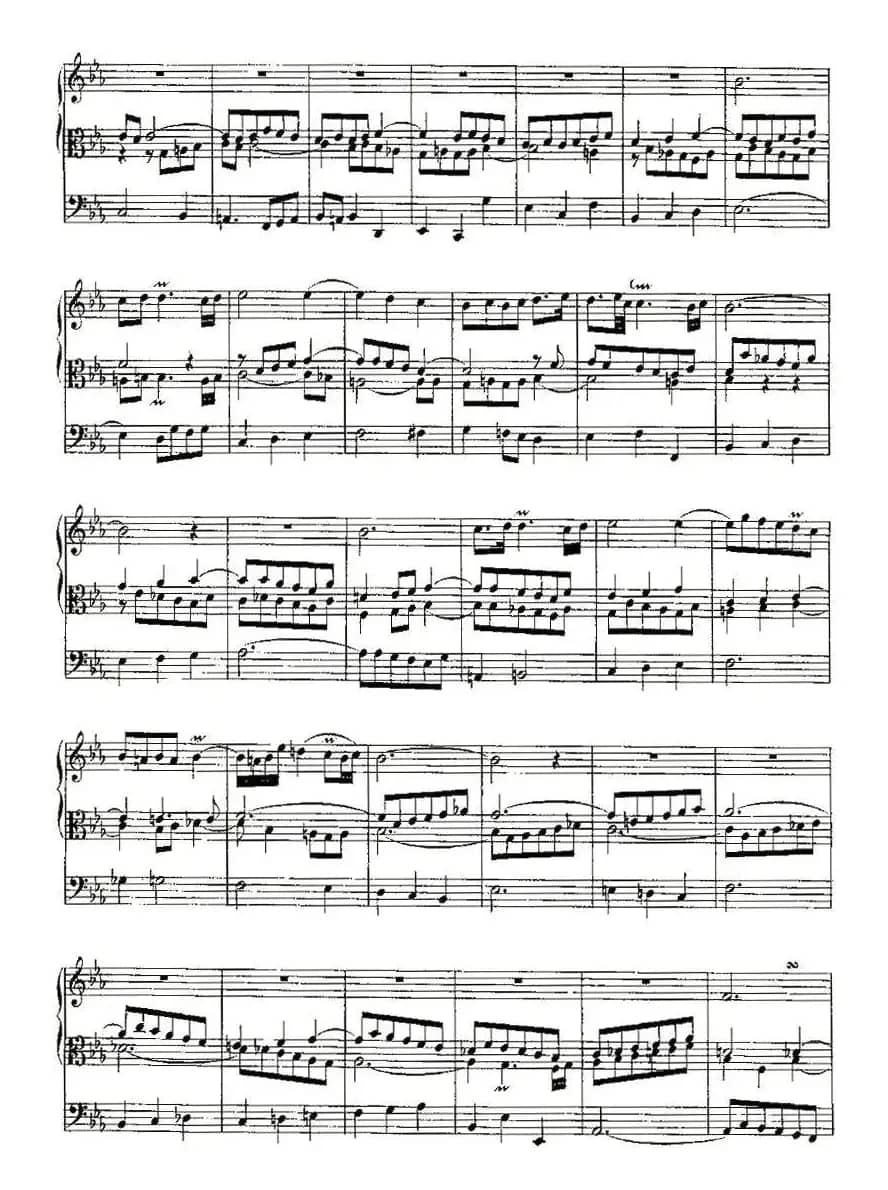 18首赞美诗前奏曲之四