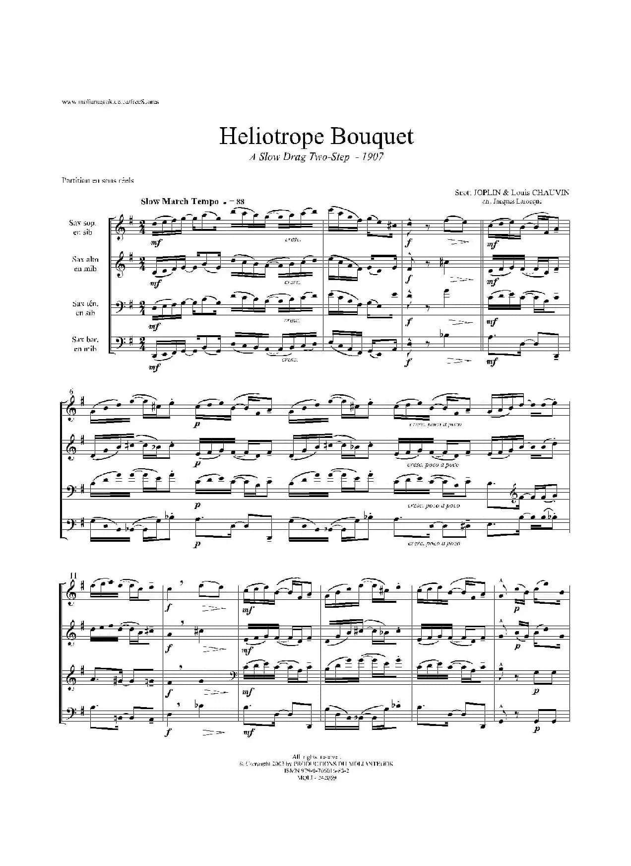Heliotrope Bouquet（四重奏）