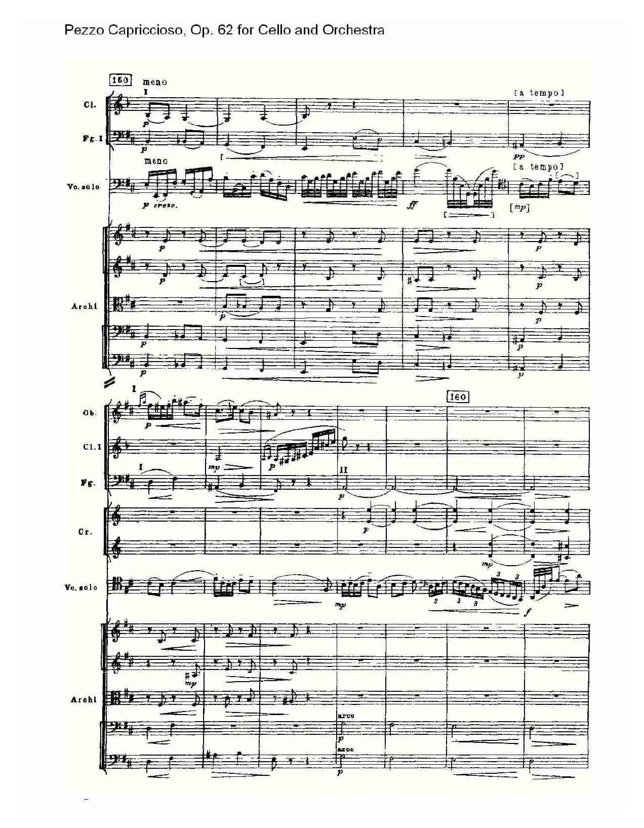 Pezzo Capriccioso, Op.62（大提琴与管弦乐）