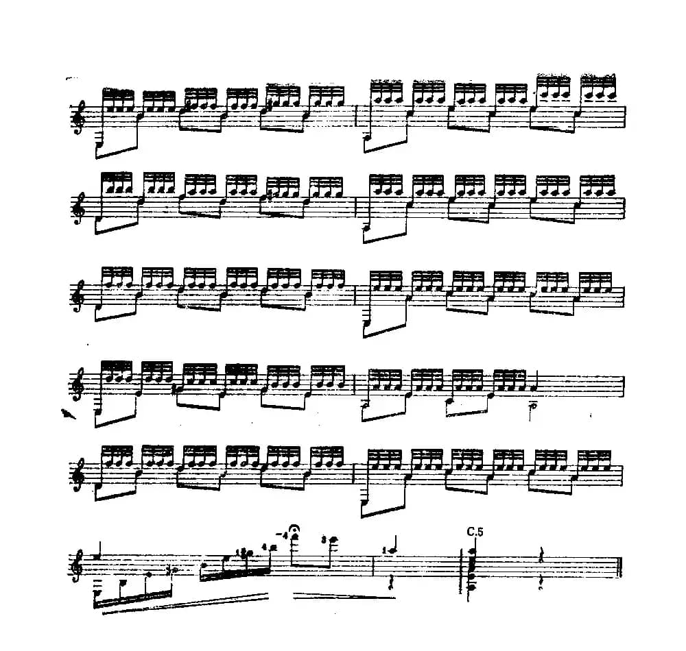 拉利亚的祭典（古典吉他）