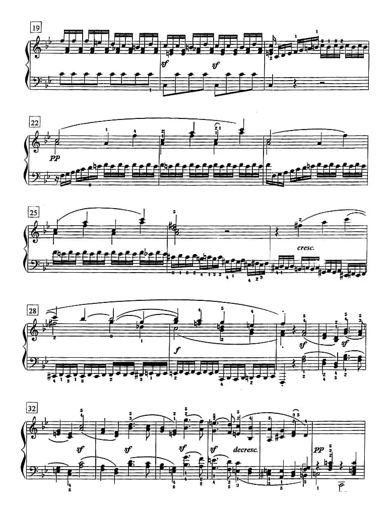 钢琴教程第七级 大型乐曲（降B大调奏鸣曲 Op.22 第一乐章）