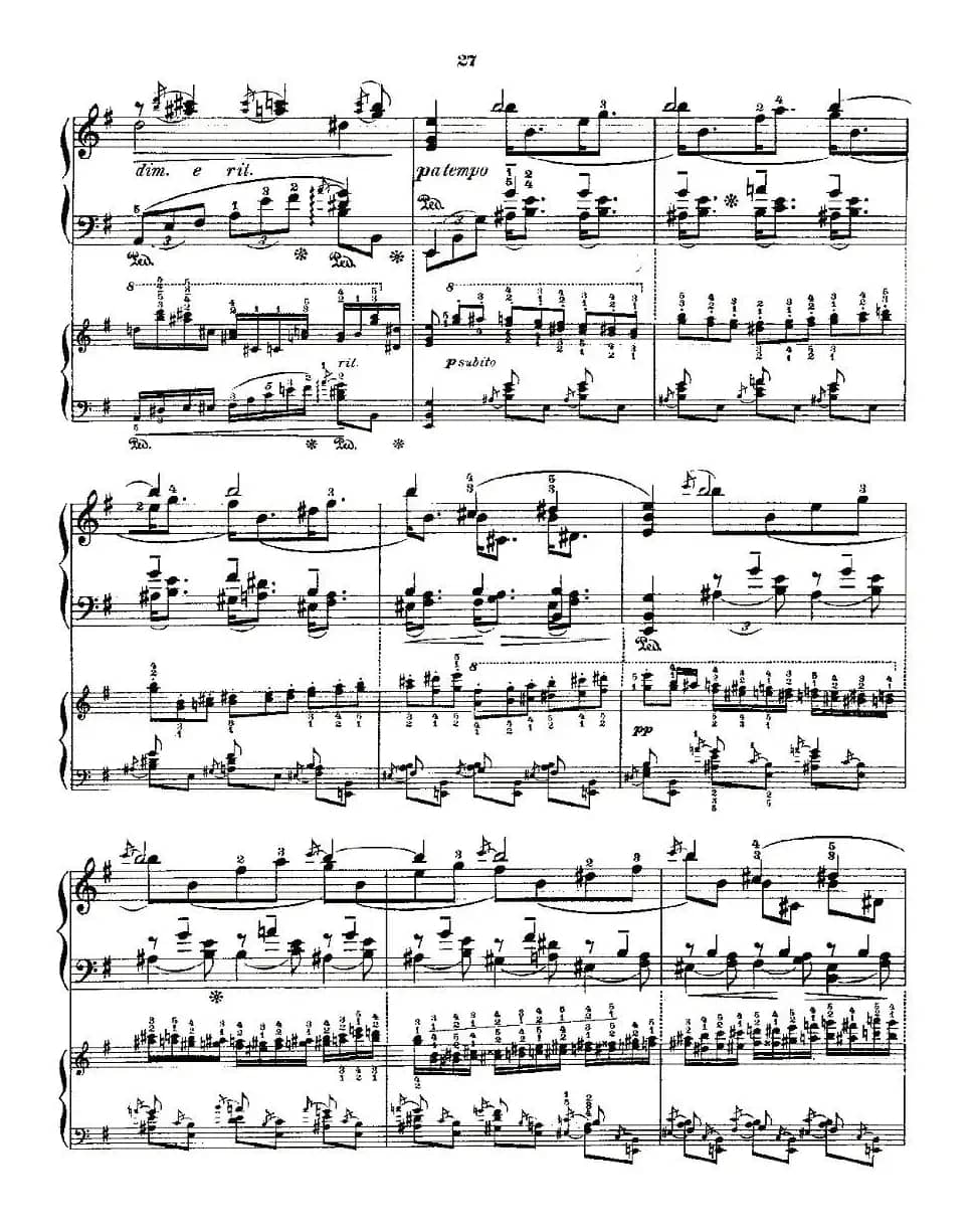 肖邦《练习曲》Fr.Chopin Op.25 No5-1