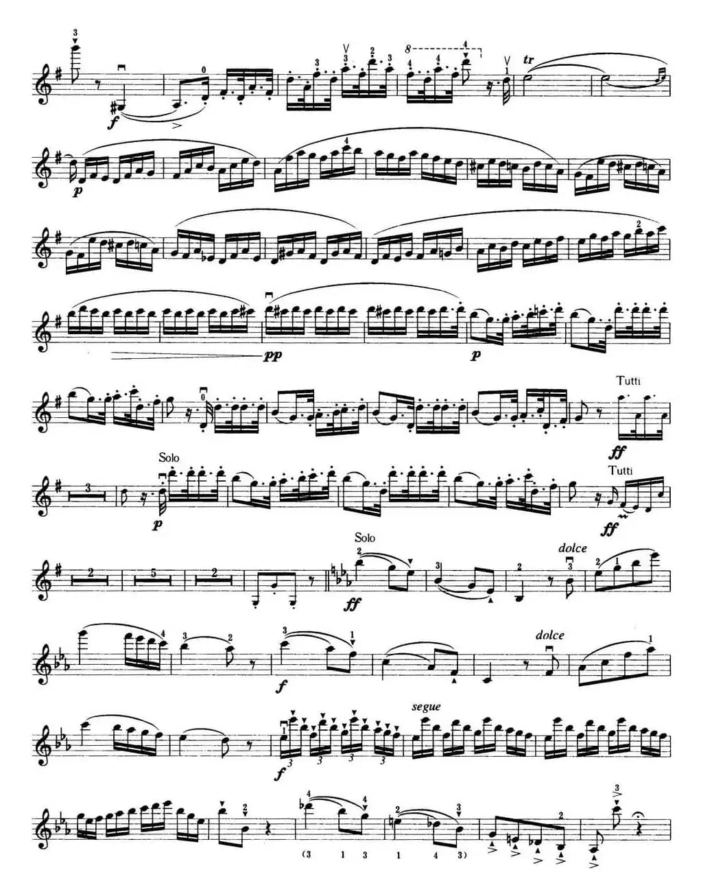 小提琴考级第七级：外国乐曲（8首）