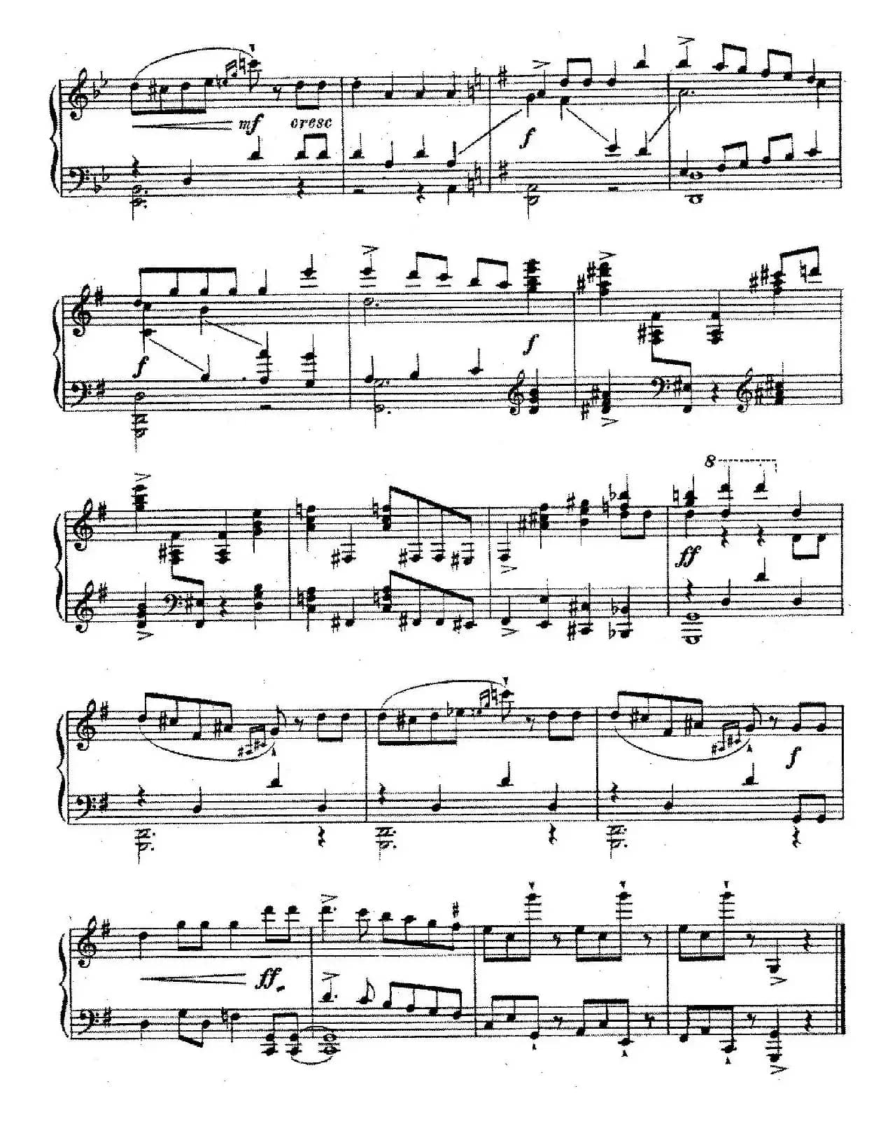 Ten Pieces from Cinderella Op.97（10首小品 - 选自舞剧《灰姑娘》·9）