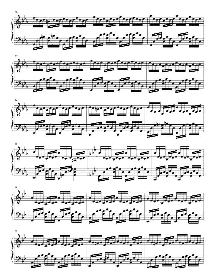 g小调的巴赫（平均律变奏曲）