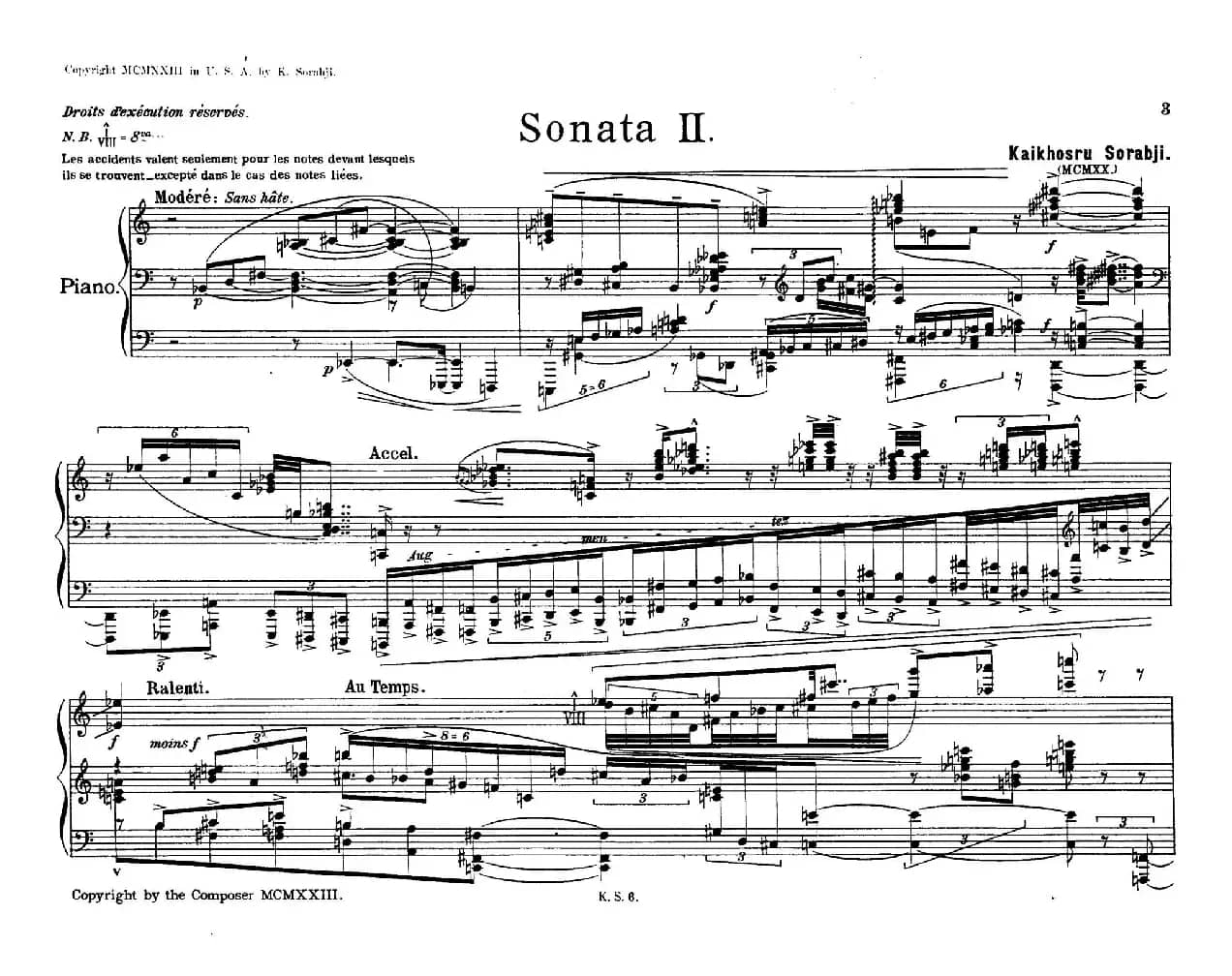 Piano Sonata No.2（第二钢琴奏鸣曲）（P3——22）