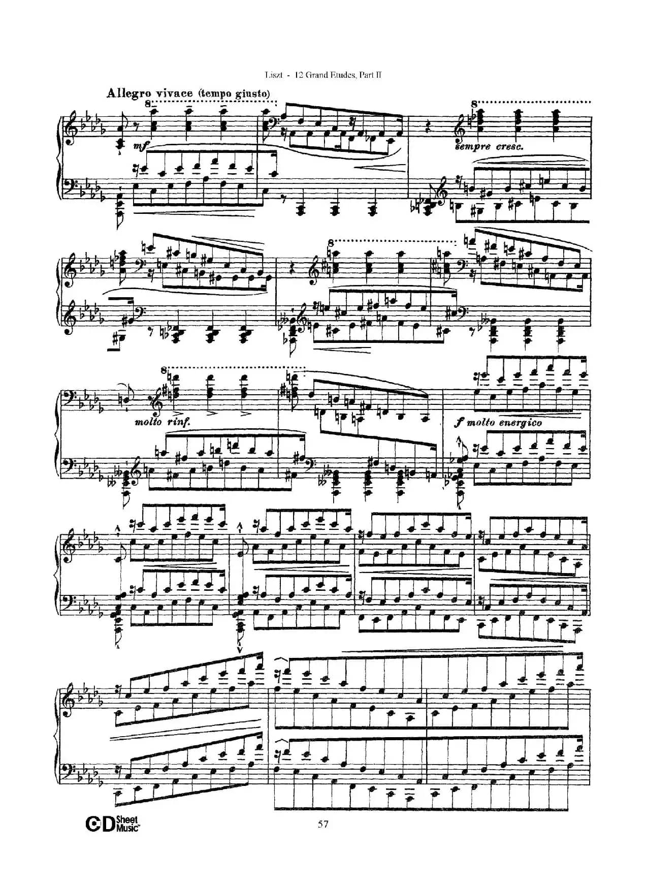 12 Grand Etudes S.137（12首华丽的练习曲·11）