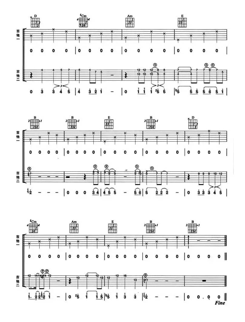 我是你的天空（双吉他）