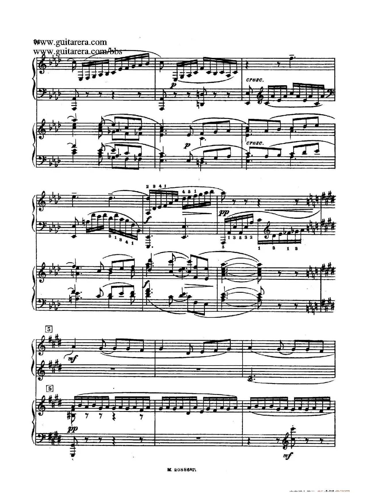 第二双钢琴组曲 Suite for Two Pianos No.2 Op.17（3. 浪漫曲 Romance）