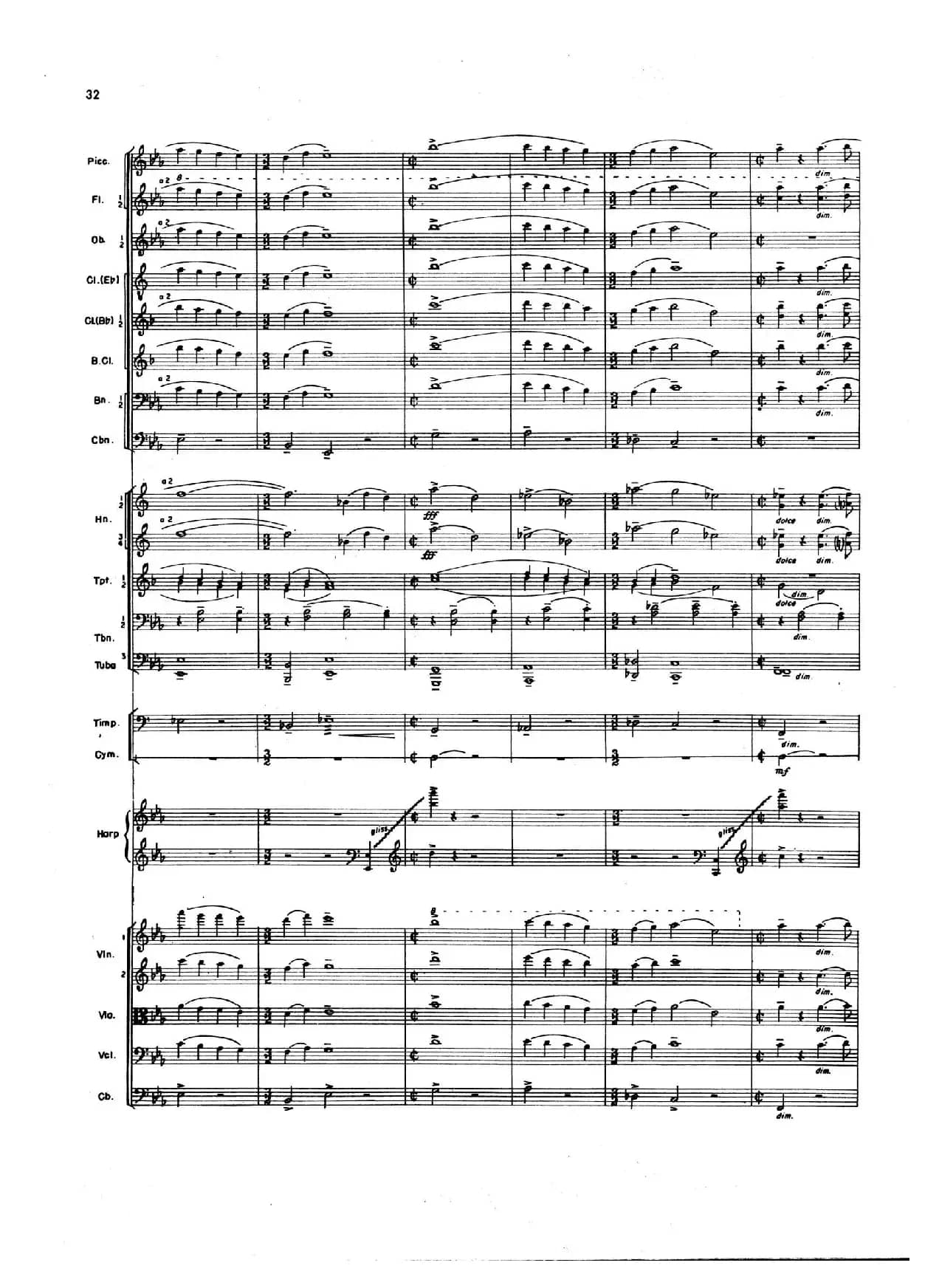 OVERTURE TO CANDIDE（《坎迪德》序曲）（交响乐总谱）