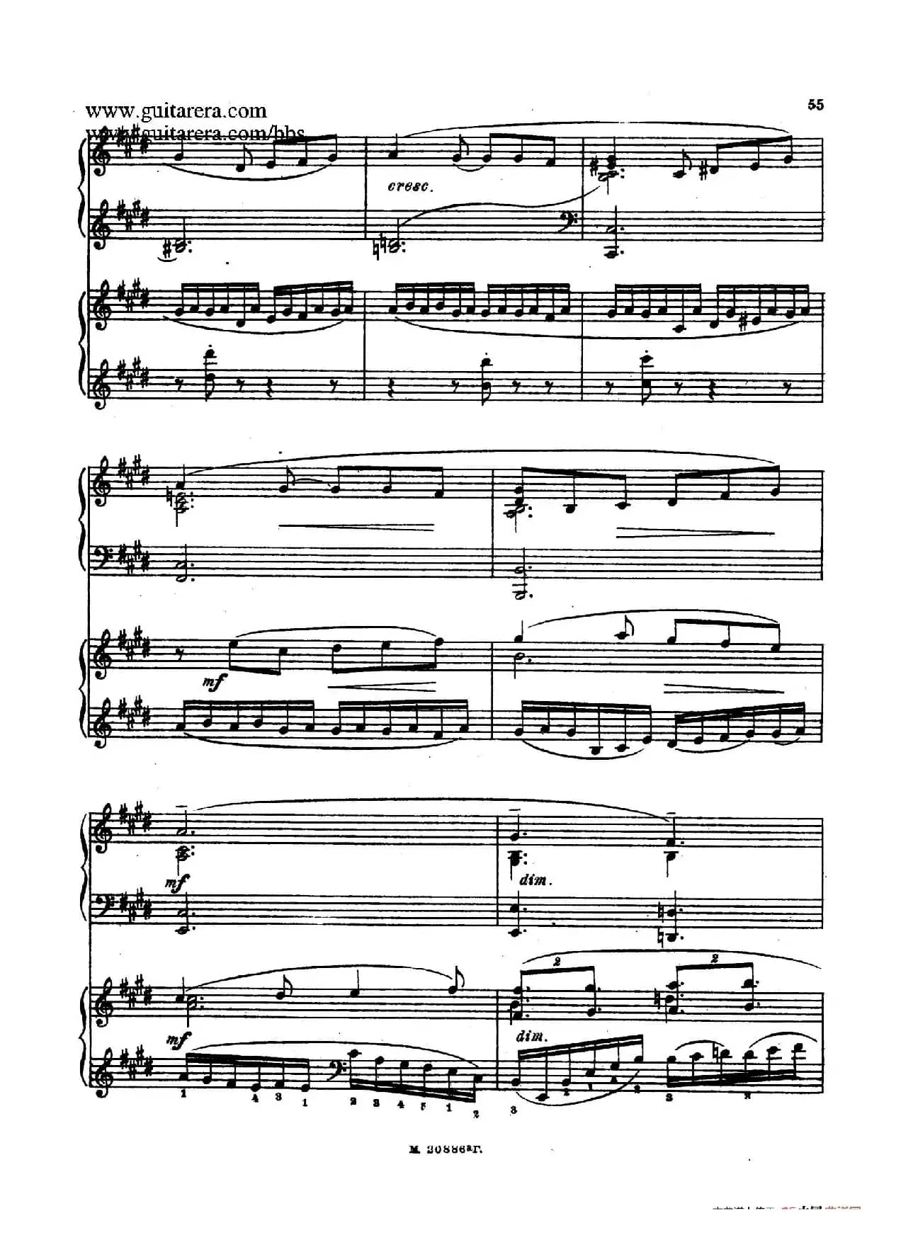 第二双钢琴组曲 Suite for Two Pianos No.2 Op.17（3. 浪漫曲 Romance）