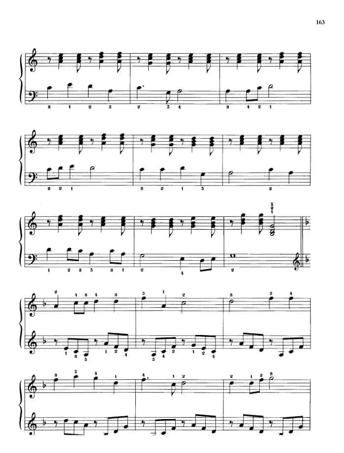 110首中国民歌钢琴小曲集：锄头歌