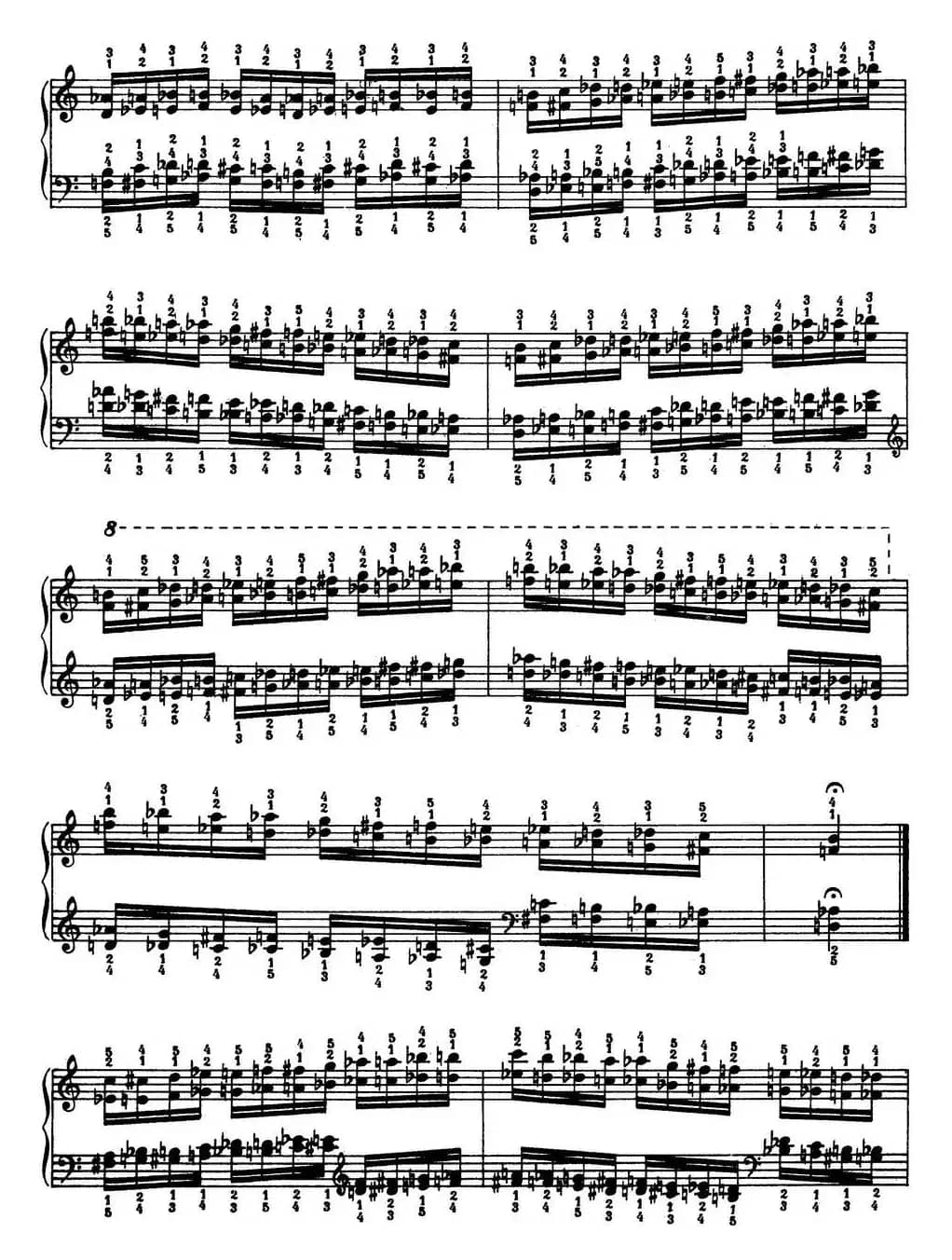 Technical Exercises S.146（李斯特钢琴技巧练习 BOOK Ⅶ）