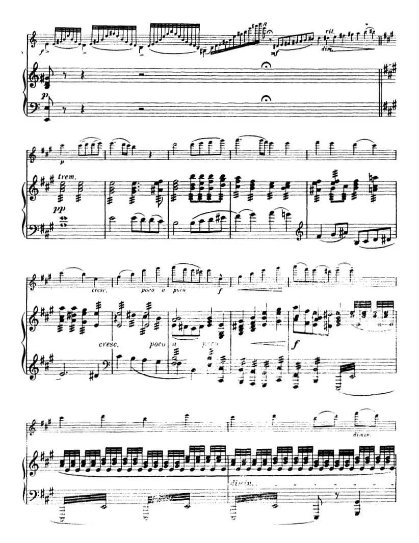 第五协奏曲（A小调）（小提琴+钢琴）