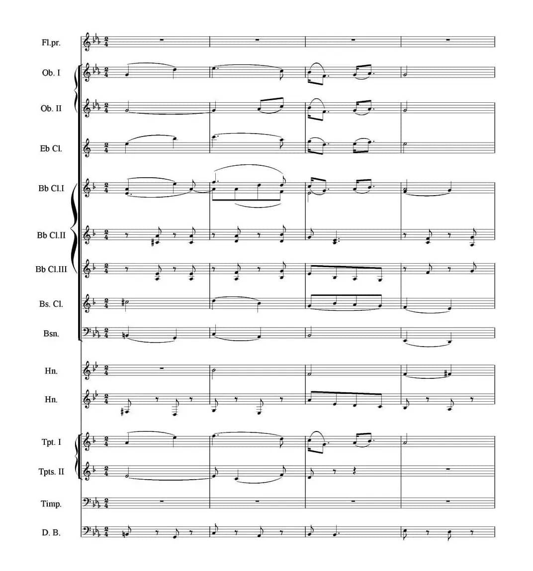 流浪者之歌（长笛与管乐队）