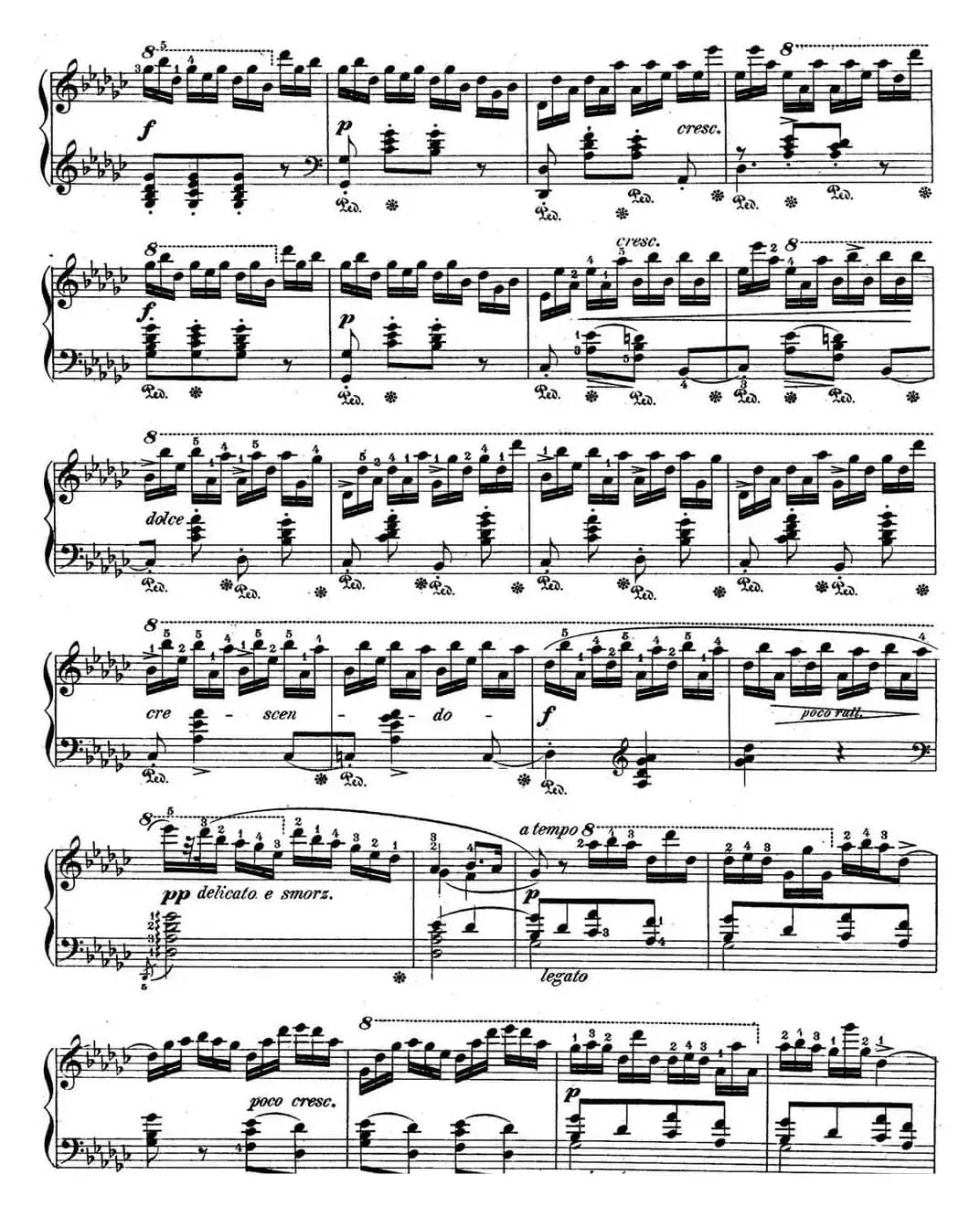 肖邦练习曲5 Op.10 No.5 黑键 降G大调 Gb major Black Key