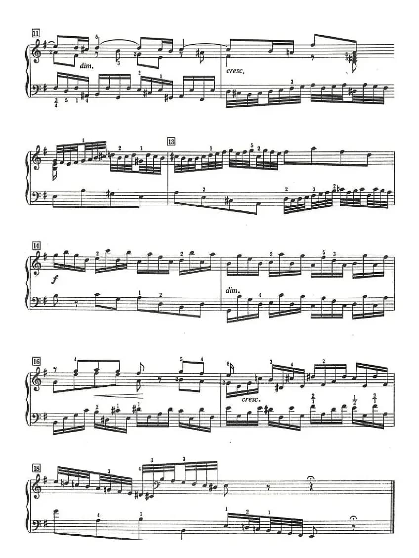 前奏曲与小赋格曲（e小调）