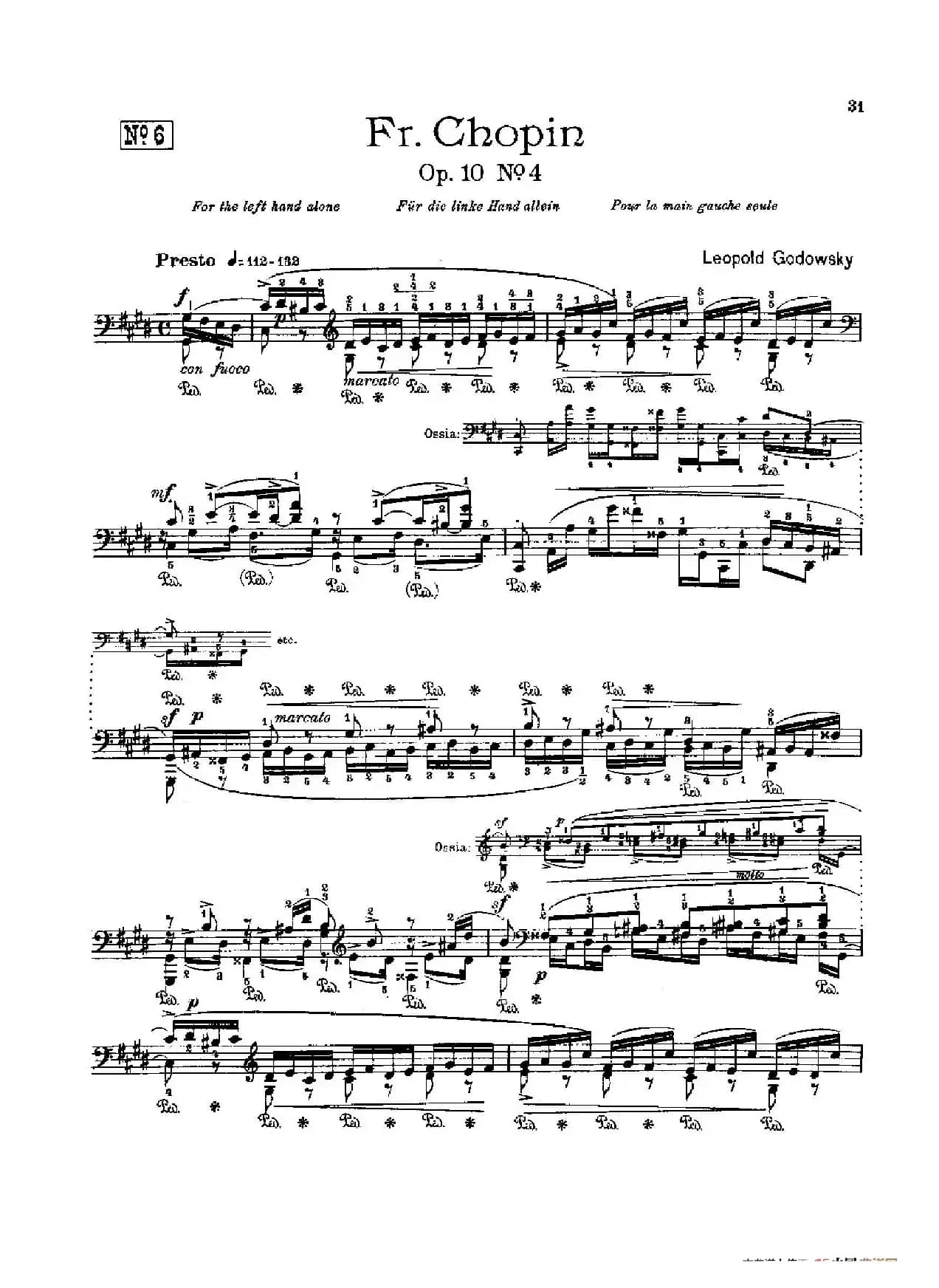 53首以肖邦练习曲为素材而作的练习曲（No.6）